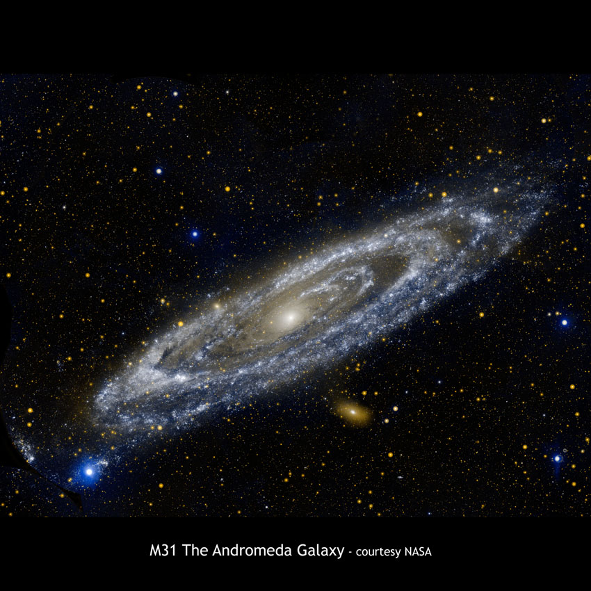 Andromeda Galaxy necklace